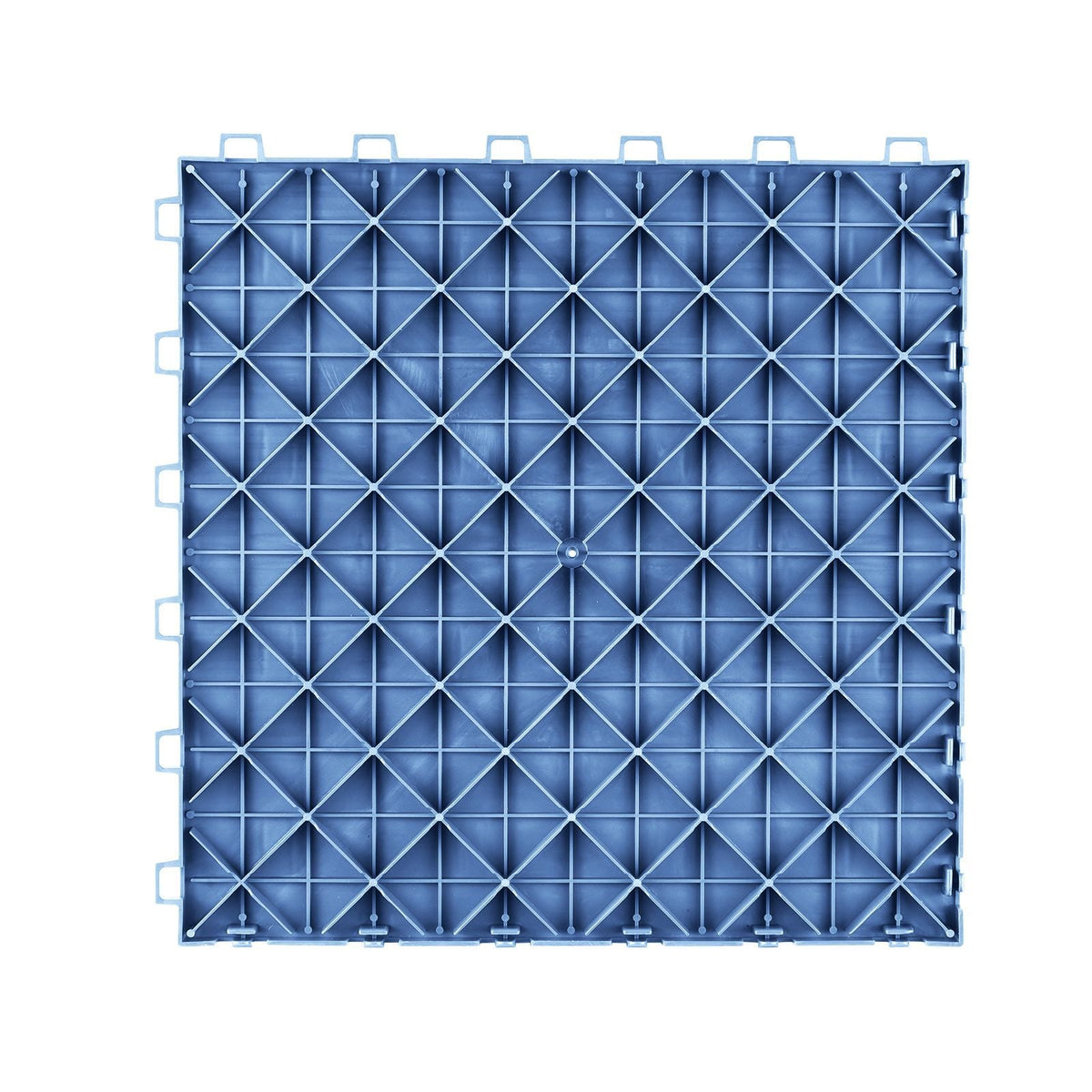 Garage Tiles Interlocking, 12 x 12 x 0.53 inch 50 Pack Garage Floor Covering Tiles, Non-Slip Double-Sided Texture Garage Flooring Tiles, for Garages, Basements, Repair Shops, Blue