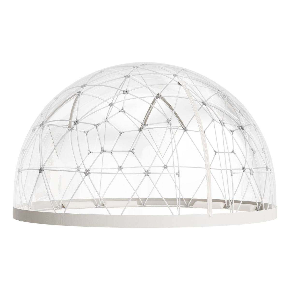 Garden Dome Igloo, 15 x 9.5 ft Outdoor Clear Bubble Tent for 10-14 Person, Weatherproof Geodesic Dome Greenhouse with Window, PVC Igloo Tent for Backyard Patios Camping Party Wedding