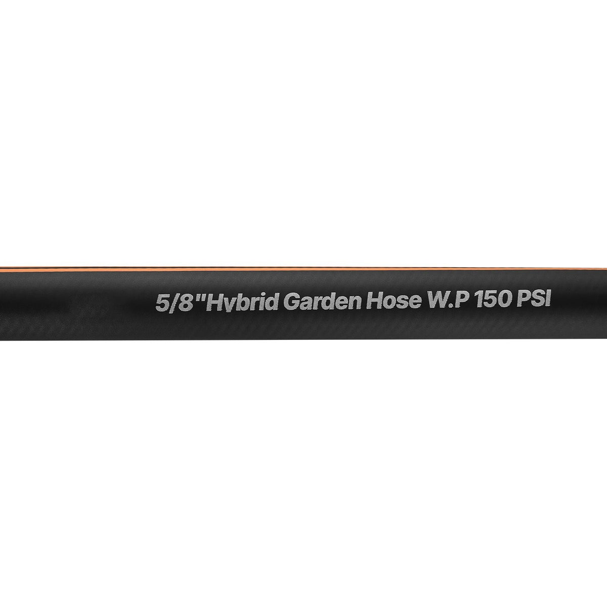 Garden Hose, 100 ft 5/8" Heavy Duty 4-Layer Rubber Water Hose, 150PSI Working & 600PSI Burst, Flexible & Non-kink Outdoor Waterhose with 3/4" Fitting, Lightweight Hoses for Gardening Cleaning