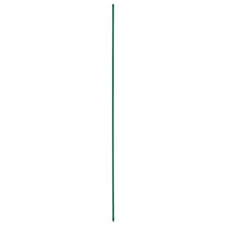 Garden Stakes, 10 Pack, 93.7 inch, Plastic Coated Metal Tomato Stakes, Garden Sticks for Plants Support, with Pointed End and Non-Slip Bumps for Growing Climbing Plants, Outdoor Vegetables