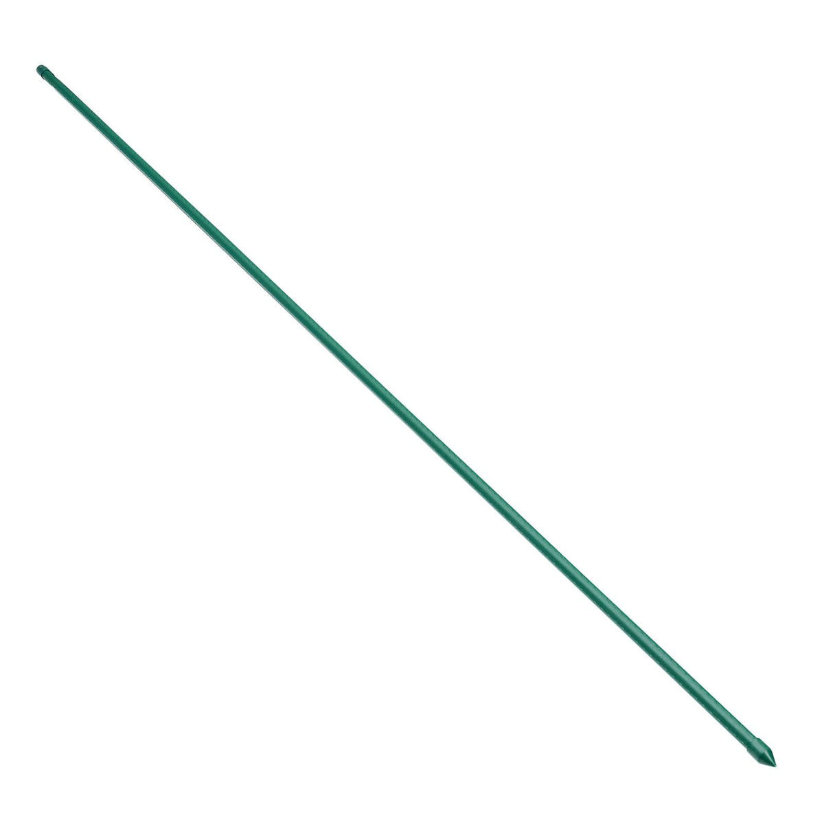 Garden Stakes, 50 Pack, 46.06 inch, Plastic Coated Metal Tomato Stakes, Garden Sticks for Plants Support, with Pointed End and Non-Slip Bumps for Growing Climbing Plants, Outdoor Vegetables