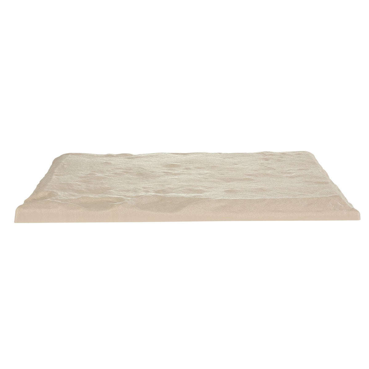 Garden Stepping Stones, 16Pcs 15.5 x 15.5 in, Decorative Stepping Stones with Stakes, Weather-Resistant Plastic Pathway Pavers, Smooth Surface, Outdoor Walkway for Lawn Patio Landscape, Beige