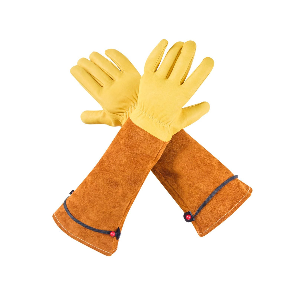 Gardening Gloves, Thorn Proof & Puncture Resistant Garden Gloves with Elastic Cuff, 17.5 in Long-Sleeve Glove Rose Pruning Glove for Men & Women Weeding Digging Planting, Size M