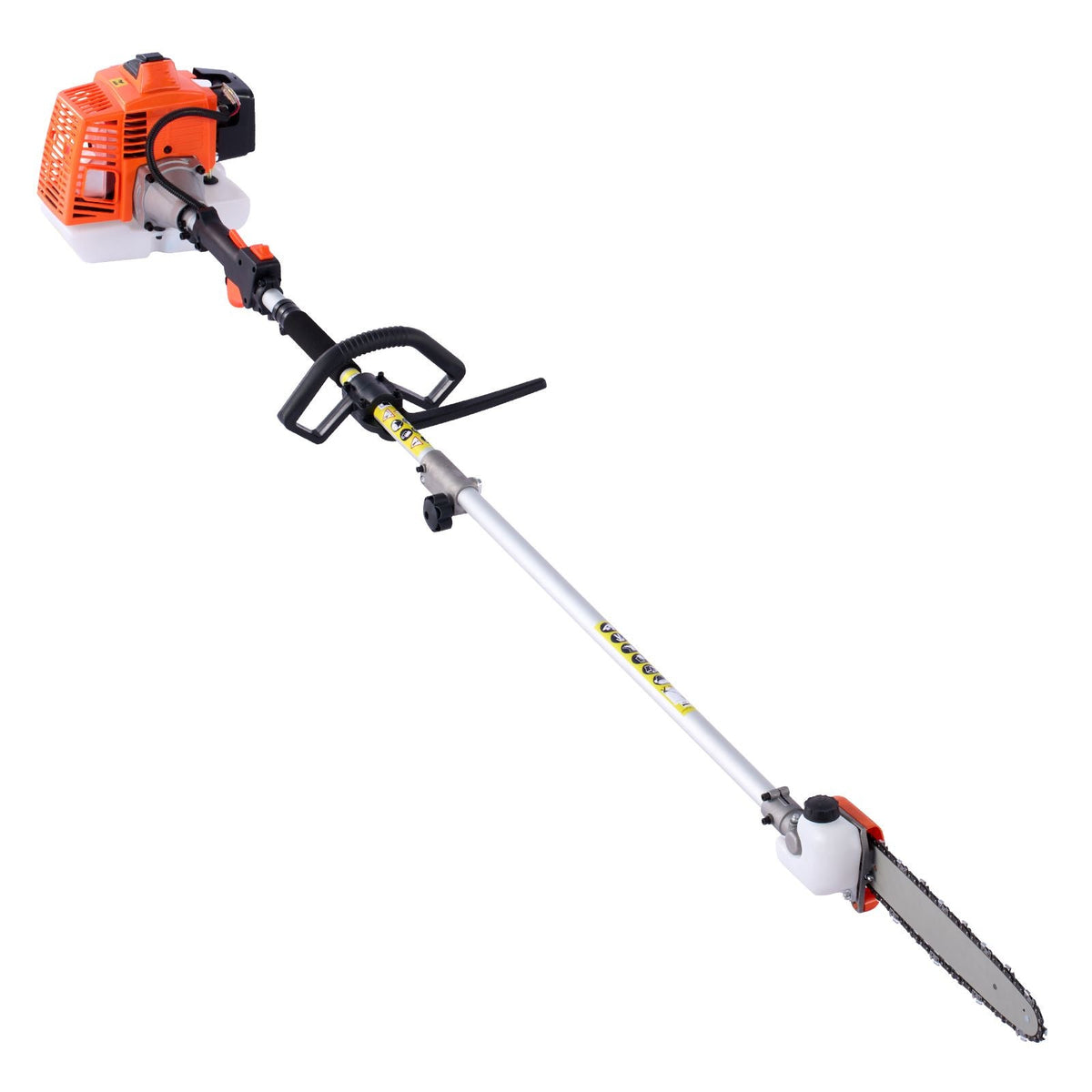 Gas Hedge Trimmer, 2 Cycle Gas Power Handheld Hedge Trimmer, 5-in-1 63cc Cordless Weed Eater with Protective Gear Set, Includes Hedge and String Trimmer, Brush Cutter(3T & 40T Blades), Pole Saw