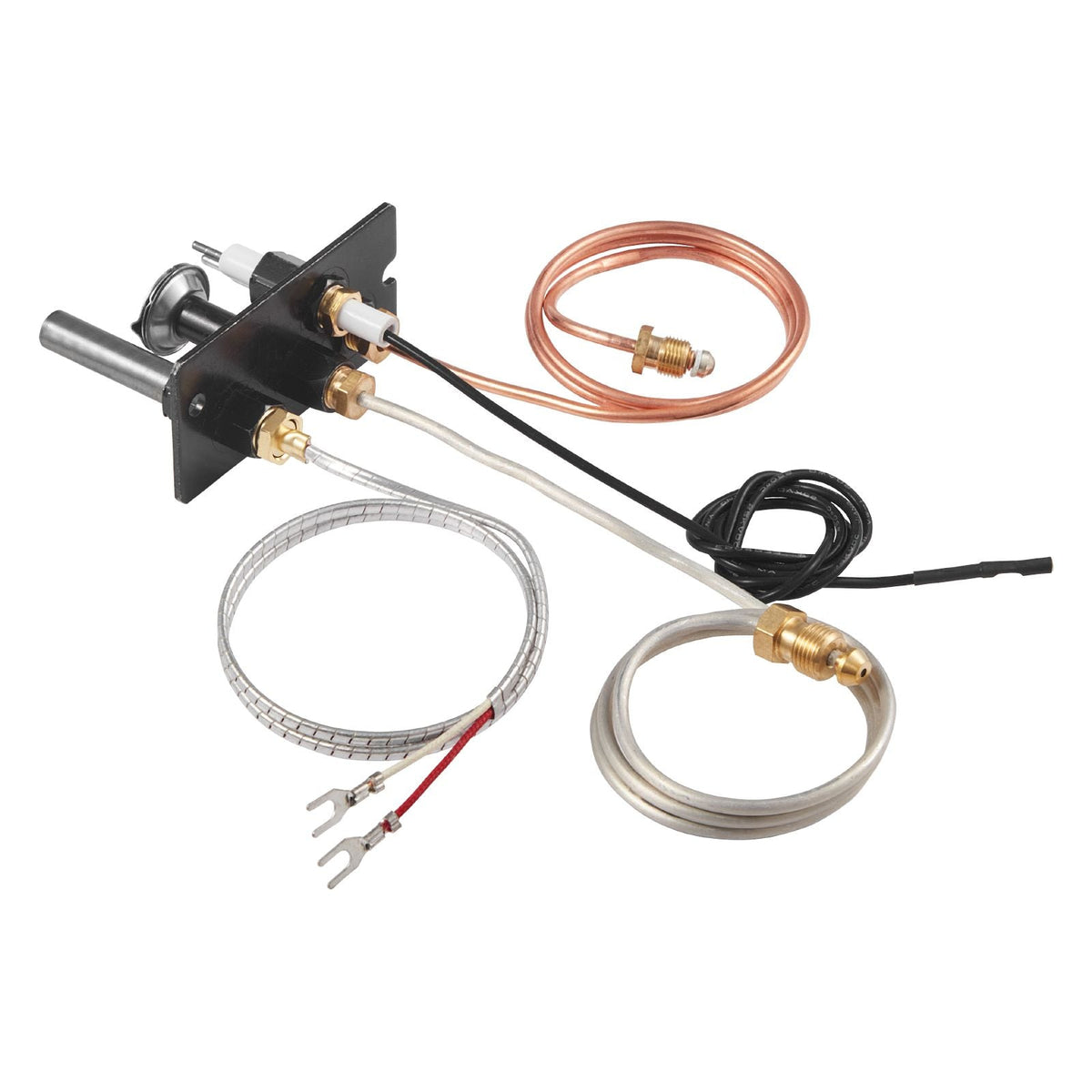 Gas Pilot Assembly, OE 10002265, 10002264, SRV10002264 Fireplace Gas Pilot Assembly, Natural Gas & LPG Ignition Replacement, Fit Majestic, Vermont Castings, Temco, Dutchwest, Monessen, Century