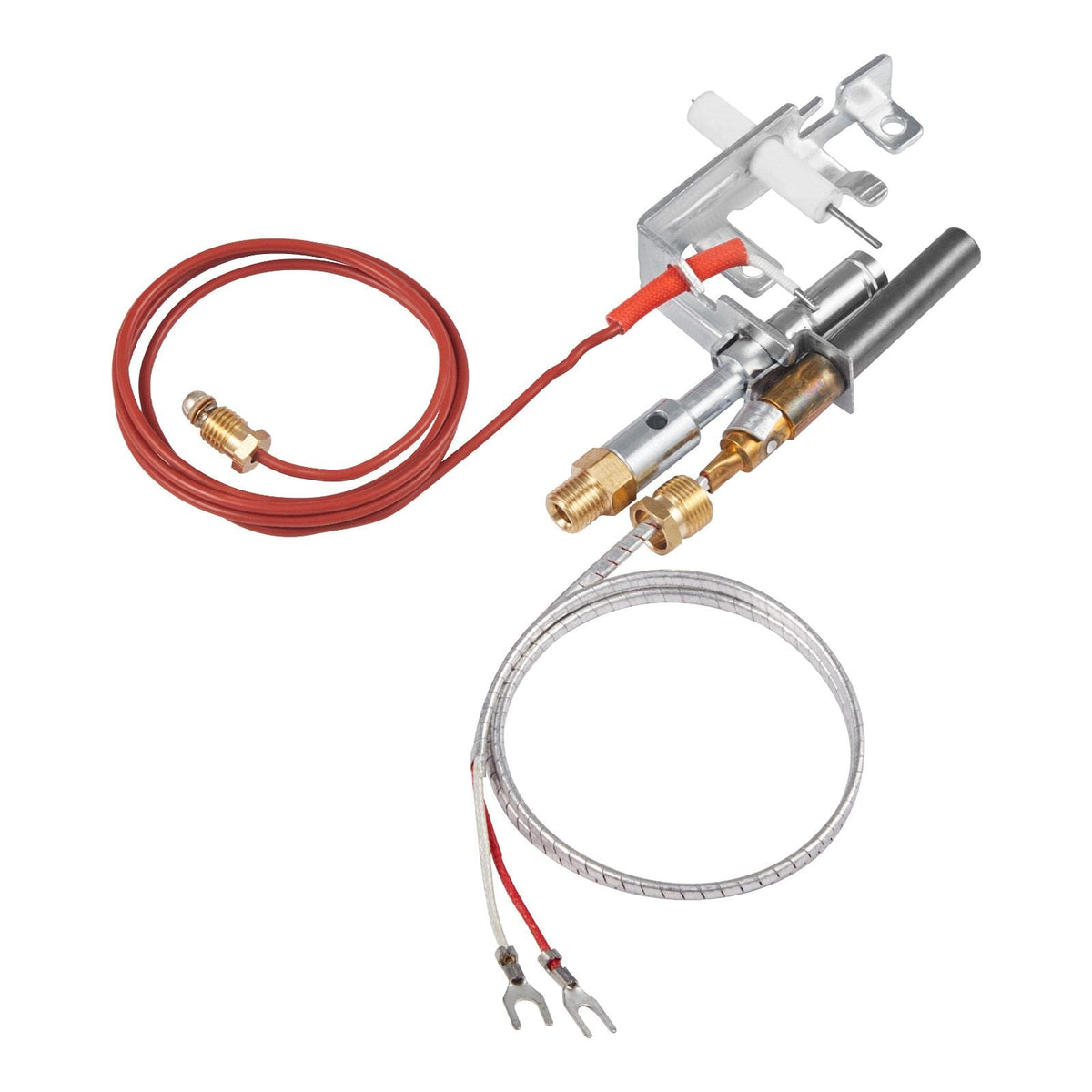 Gas Pilot Assembly, OE 14D0477, LPG8404, SRV14D0477 Fireplace Gas Pilot Assembly Kit, LPG Ignition Replacement, Compatible with Lexington Forge, Majestic, Martin, Monessen Models