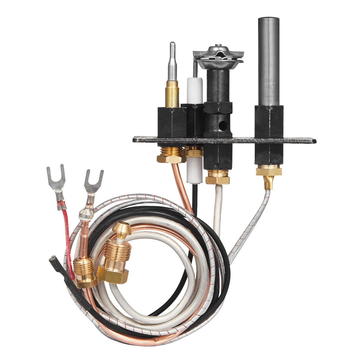 Gas Pilot Assembly, OE 69L17, 69L1701, 904405, J4117, 108084-02 Fireplace Gas Pilot Assembly Kit, Natural Gas Ignition Replacement, Compatible with Lennox, Superior, Astria Models, Black