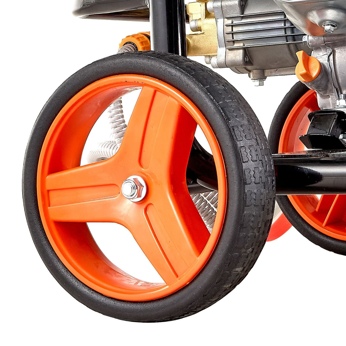 Gas Pressure Washer 3600 PSI and 2.6 Max GPM, Full Copper Pump, Spray Gun and Wand, 5 Nozzle Set, 26 ft Hose Gas Powered Pressure Washer for Cars, Fences, Driveways, Homes, Patios, Furniture