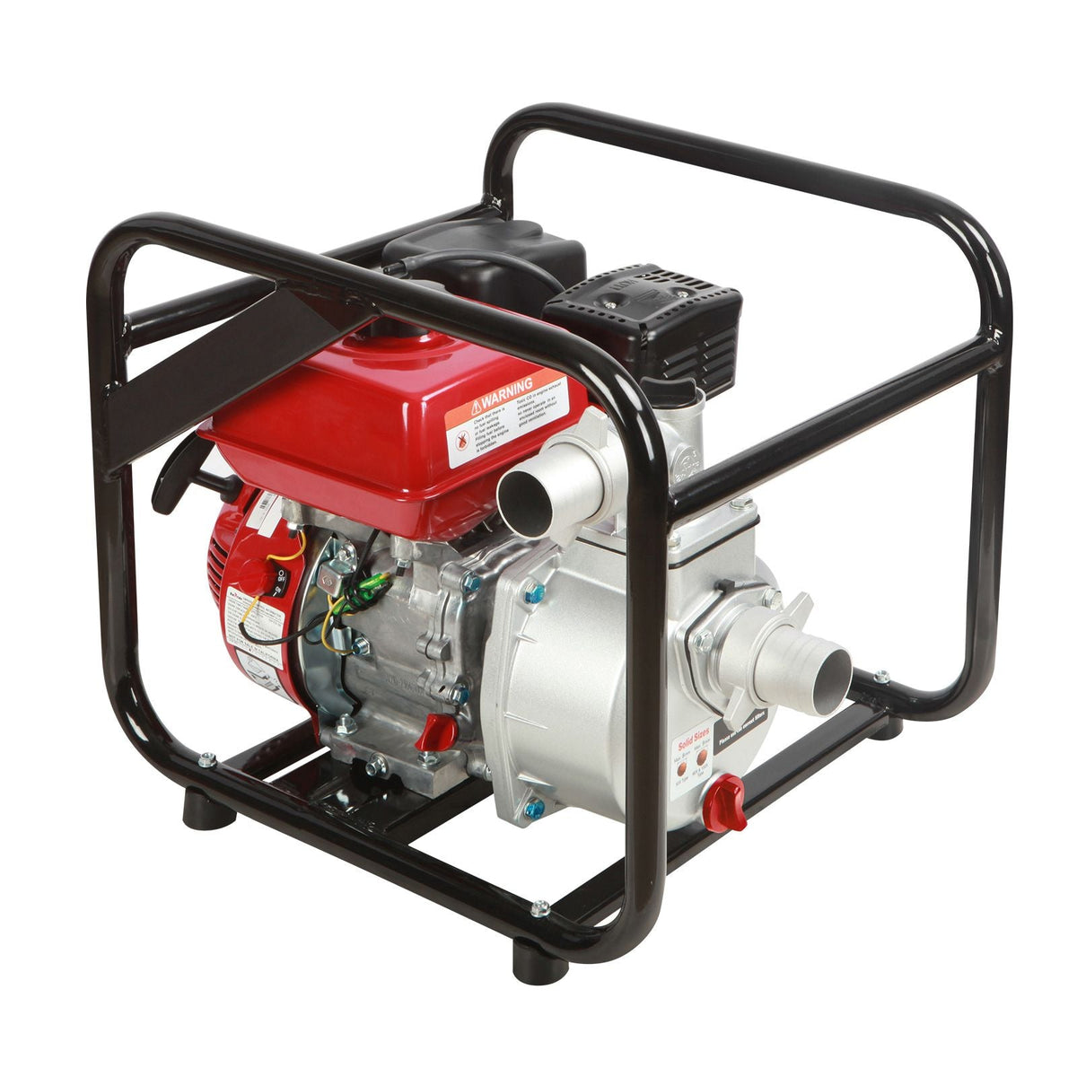 Gasoline Engine Water Pump, 2-inch, 7HP 142 GPM, 148ft Lift, 22ft Suction, 4-Stroke Gas Powered Trash Water Transfer Pump Portable High Pressure with 25ft Hose for Irrigation Pool, EPA Certified