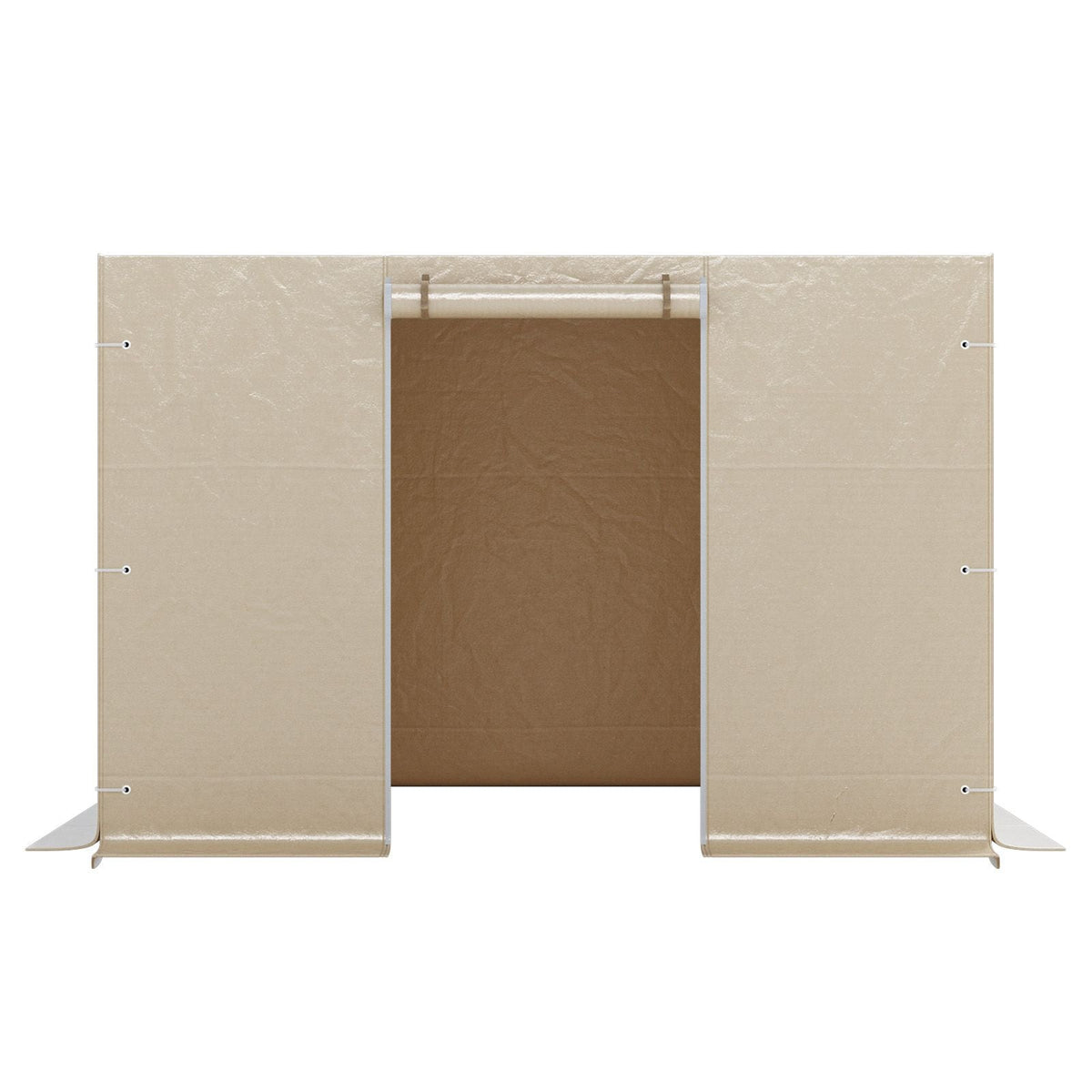 Gazebo Sidewall Fits 10 x 10 ft Gazebos, 4-Panel Winter Cover Side Walls for Hardtop Gazebo, High-Density PE Material, All Weather Outdoor Cover with Mesh Windows, Gazebos not Included