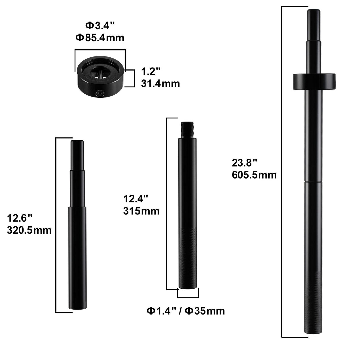 Gimbal Bearing Alignment and Install Kit, Heavy Duty Engine Alignment Tools Set Fits for Mercruiser Alpha, Alpha 1, MR, Bravo, OMC, Cobra, and Volvo