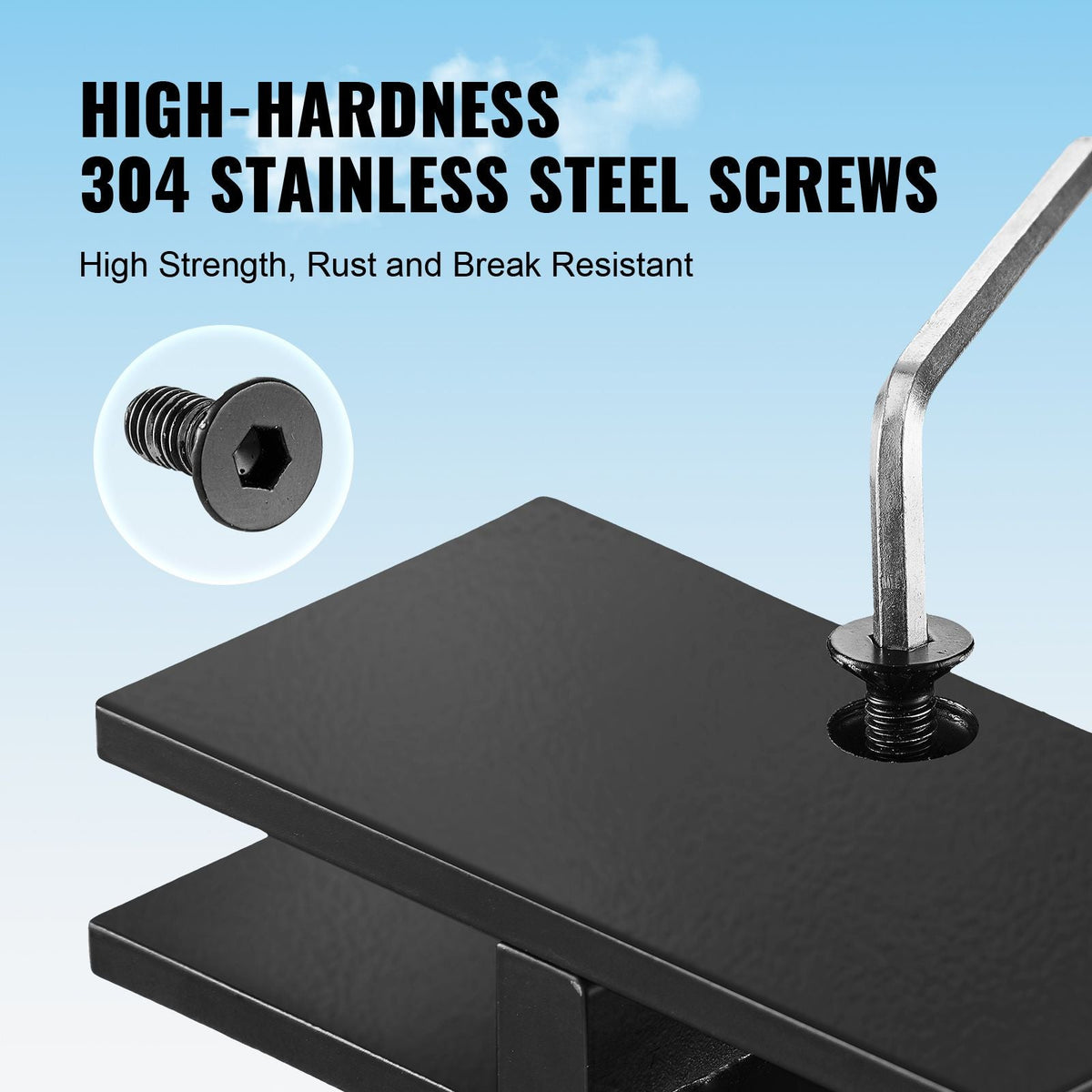 Glass Clamp, 4 PCS Rectangle Glass Railing Bracket for 0.31 "-0.47 " Tempered Glass, 304 Stainless Steel Glass Mounting Clamp, 0.2' Thick Glass Shelf Bracket for Balcony, Garden, Pool, Stair