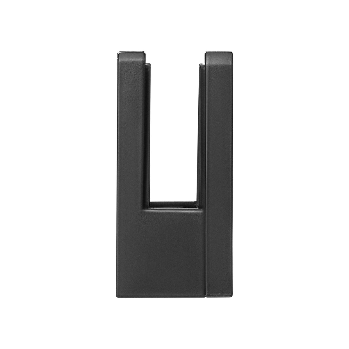 Glass Clamp, 40 PCS Square Glass Railing Bracket for 0.31 "-0.47 " Tempered Glass, 304 Stainless Steel Glass Mounting Clamp, Glass Shelf Bracket for Balcony, Garden, Deck, Stair, Black