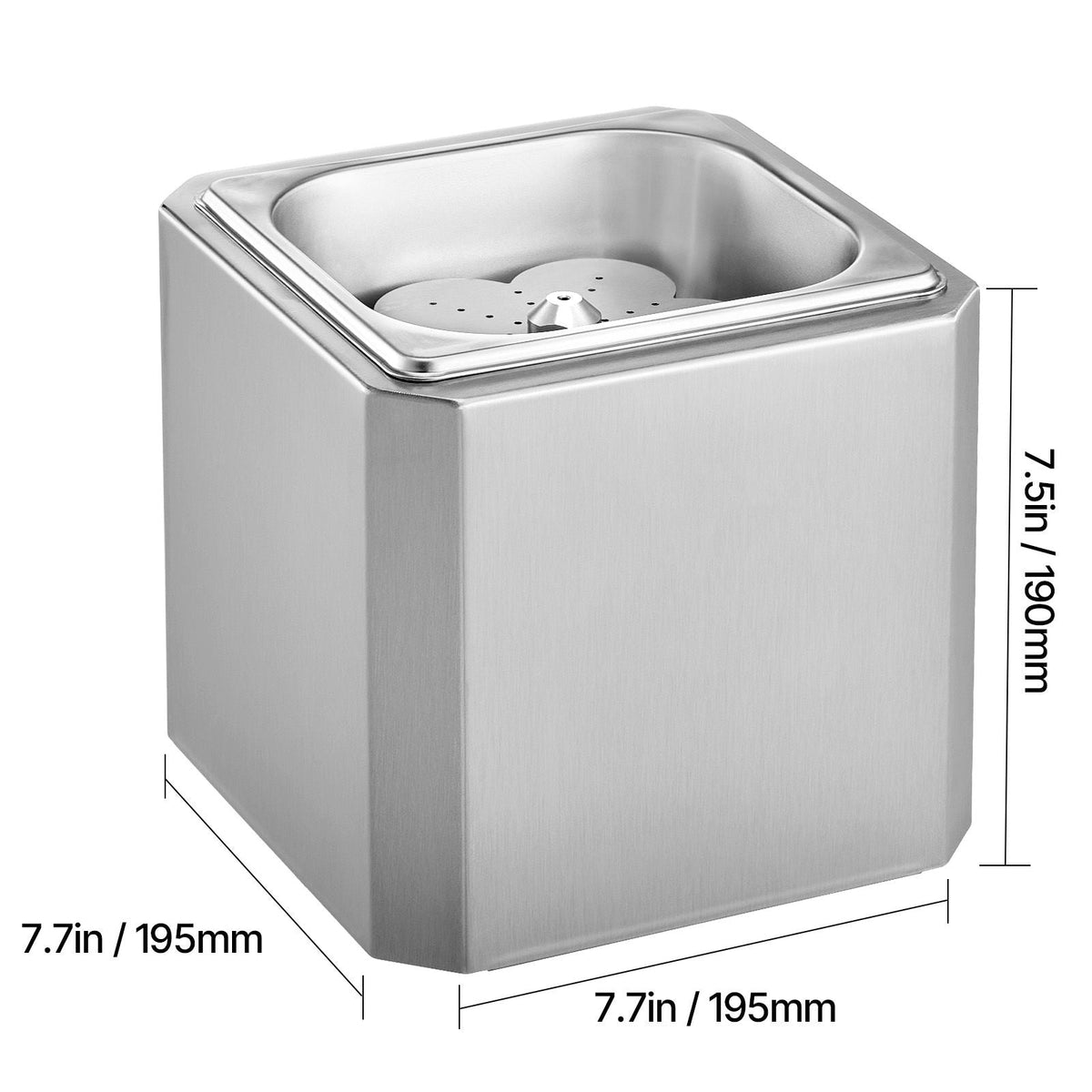 Glass Froster Chiller, CO2 Beer Glass Froster, 8-10 Seconds/Cup with LED Light, Instant Glass Chiller for Wine, Cocktail, Champagne, Mixed Drinks, Juice, Ideal for Bar, Restaurant, Home Kitchen