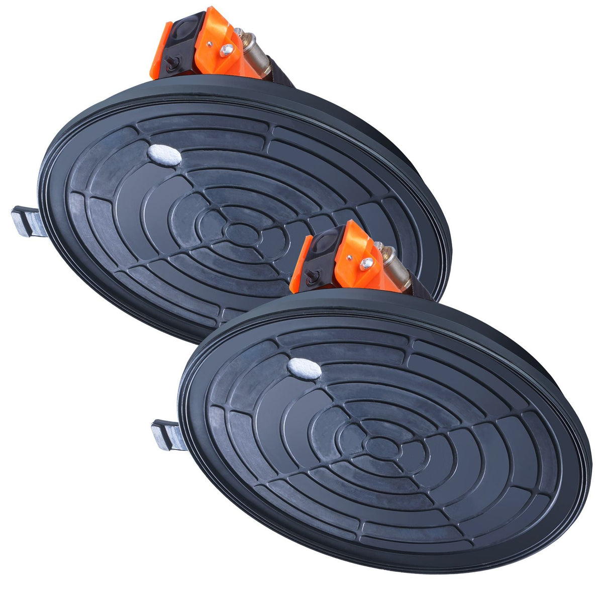 Glass Suction Cup, 8" 2 Pack 615 lbs Load Capacity, Vacuum Suction Cup with Steel Handle & Carry Box, Heavy Duty Industrial Suction Cup Lifter Tool for Glass, Granite, Tile, Metal, Wood Lifting