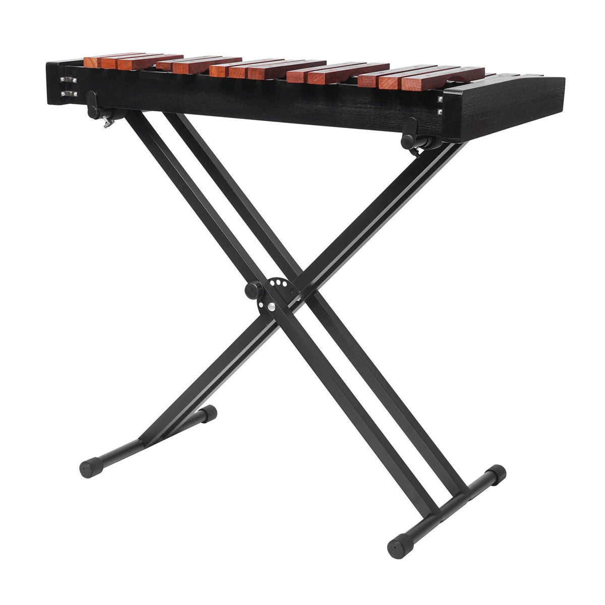 Glockenspiel Xylophone, 32 Notes, Wooden Professional Xylophone Percussion Instrument, with Height Adjustable Stand, 4 Mallets, Carrying Bag, Beginner Musical Instrument Kit for Adults and Kids
