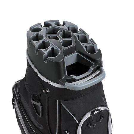 Golf Cart Bag, 14 Way Top Divider Organizer, Golf Club Bag with Full-length Divider, Storage Pockets, Shoulder Strap, Rain Hood, Smooth Zippers, High-Strength 900D Polyester for Men & Women