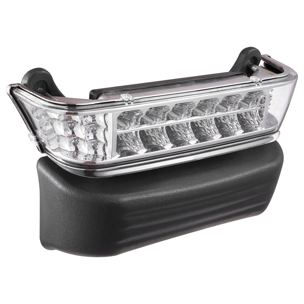 Golf Cart Light Kit, 12V, Street Legal LED Headlight and Taillight Kit with Wiring Harness, Turn Signals, Hazard Light, Switch Horn, Brake Pad, ABS Housing, for Club Car Precedent 2004-2008