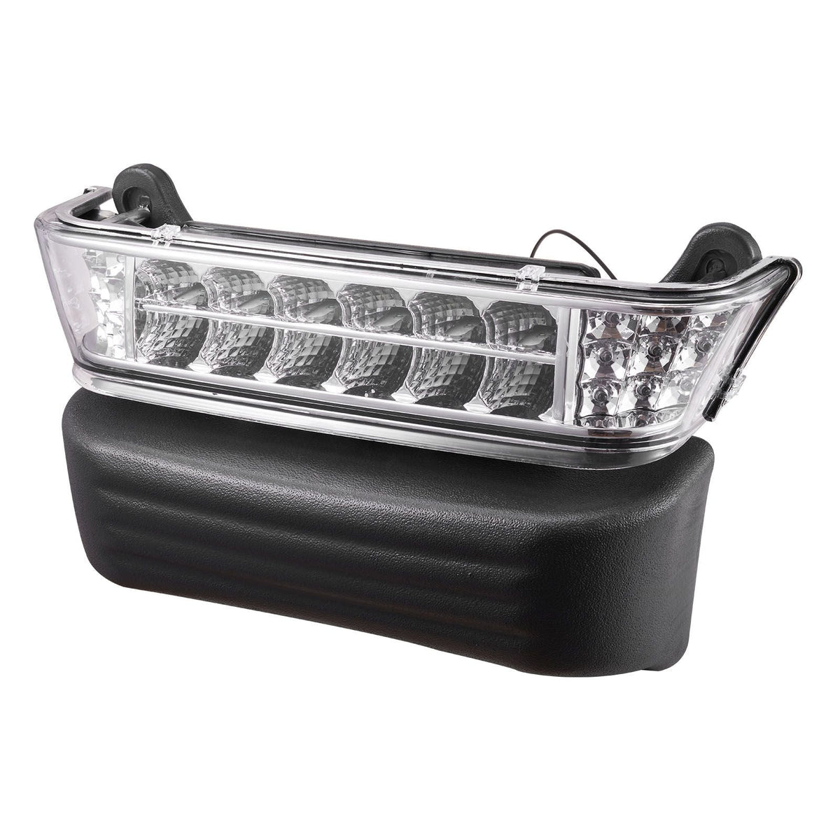 Golf Cart Light Kit, 12V, Street Legal LED Headlight and Taillight Kit with Wiring Harness, Turn Signals, Hazard Light, Switch Horn, Brake Pad, ABS Housing, for Club Car Precedent 2004-2008