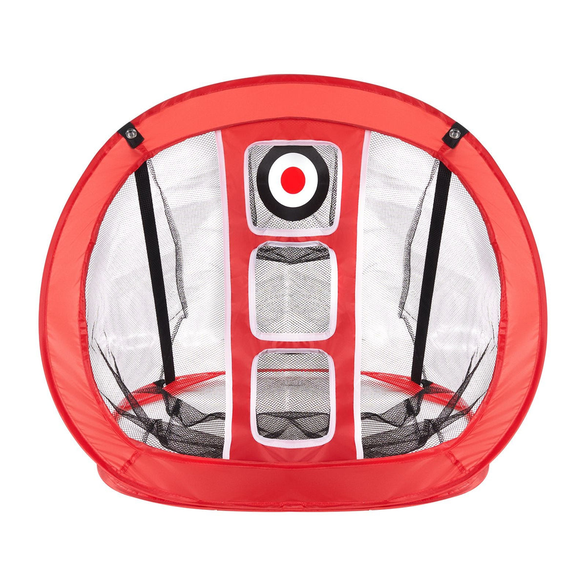 Golf Chipping Net, Pop Up Golf Practice Net, Portable Indoor Outdoor Home Golf Hitting Aid Net with Target and Carry Bag, for Backyard Driving Training Swing, Gift for Men, Golf Lover, Red