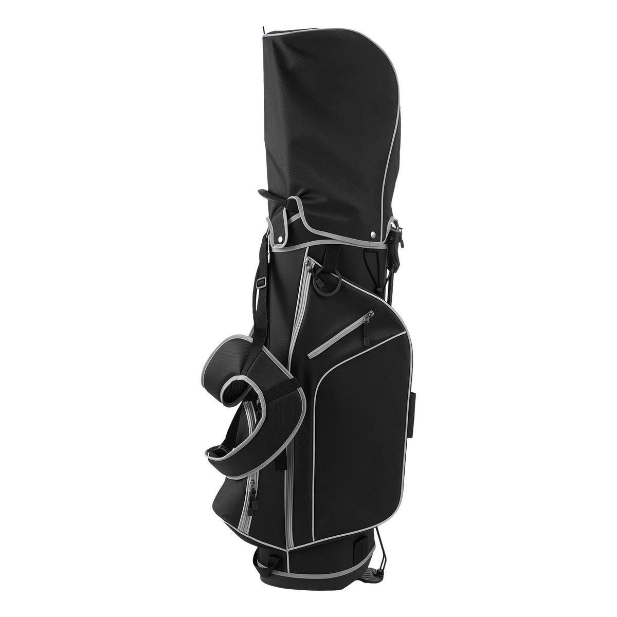 Golf Club Set, 12 Pieces Men's Complete Golf Club Set Right Handed with 460CC #1 Driver, #3 & 5 Fairway Wood, #4 Hybrid, #5/#6/#7/#8/#9/#PW/#SW Irons, L-Shaped Putter, Golf Stand Bag, Black