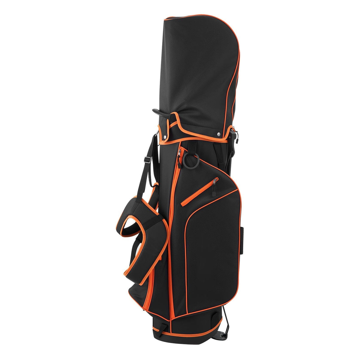 Golf Club Set, 12 Pieces Women's Golf Club Complete Set Right Handed with 460CC #1 Driver, #3 & 5 Fairway Wood, #4 Hybrid, #5/#6/#7/#8/#9/#PW/#SW Irons, L-Shaped Putter, Golf Stand Bag, Orange