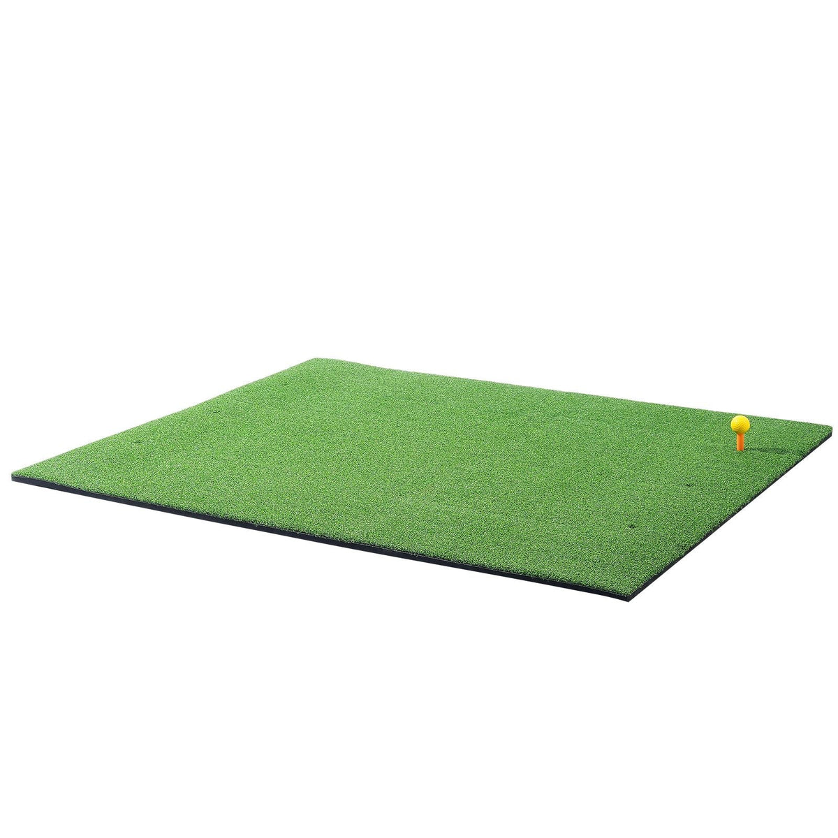 Golf Hitting Mat, 5x4ft Artificial Turf Golf Hitting Mat, Golf Hitting Training Aids with 6 Golf Tees, Golf Practice Hitting Mat for Backyard Driving Indoor Outdoor Training