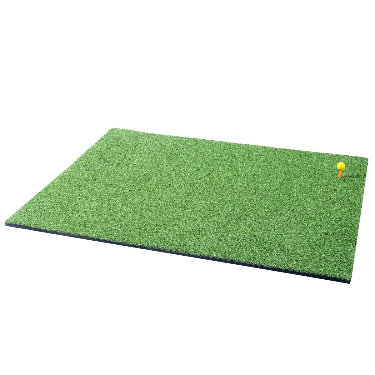 Golf Hitting Mat, 5x4ft Artificial Turf Golf Hitting Mat, Golf Hitting Training Aids with 6 Golf Tees, Golf Practice Hitting Mat for Backyard Driving Indoor Outdoor Training