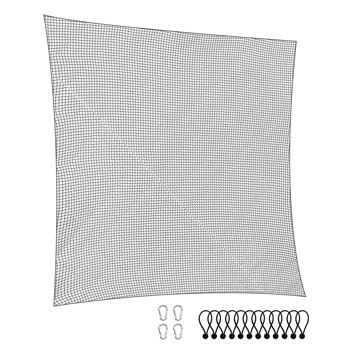 Golf Net, 10x15ft Golf Practice Net, Indoor Hitting Net for Golf, Baseball, Hockey, Soccer, Heavy Duty Nylon DIY Ball Net, Sports Netting Barrier for Backyard Driving Training Swing (Net Only)