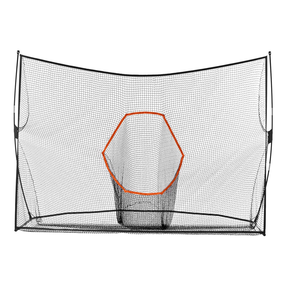 Golf Practice Hitting Net, Huge 10.8x7ft Golf Net, Personal Driving Range for Indoor Outdoor Use, Portable Home Golf Aid Net with Target/Fiberglass Frame/Carry Bag, Gift for Men, Golf Lovers