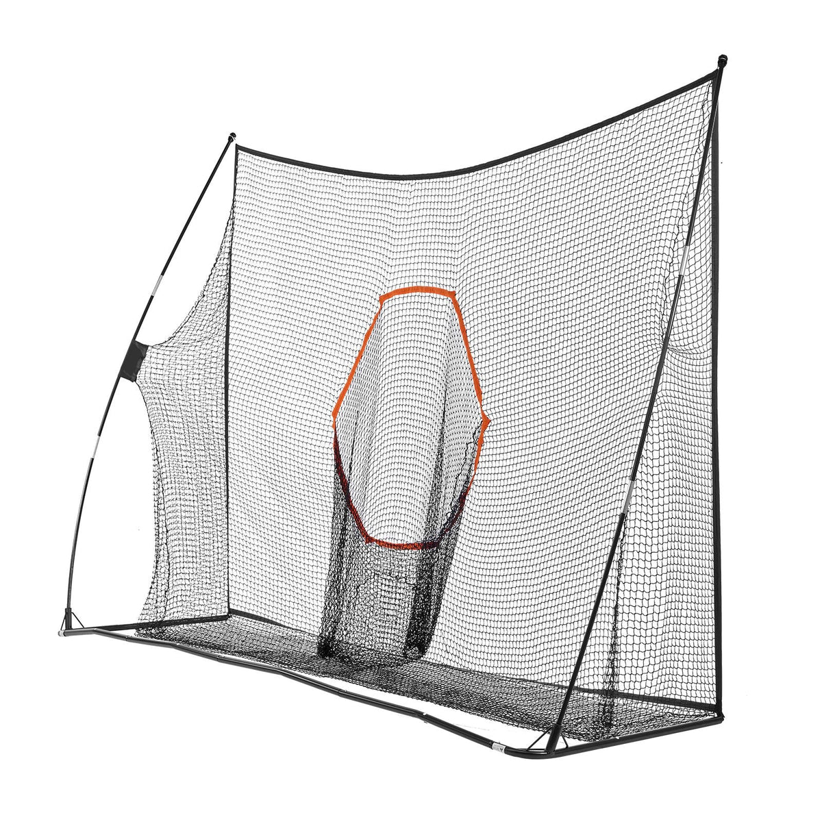 Golf Practice Hitting Net, Huge 10.8x7ft Golf Net, Personal Driving Range for Indoor Outdoor Use, Portable Home Golf Aid Net with Target/Fiberglass Frame/Carry Bag, Gift for Men, Golf Lovers