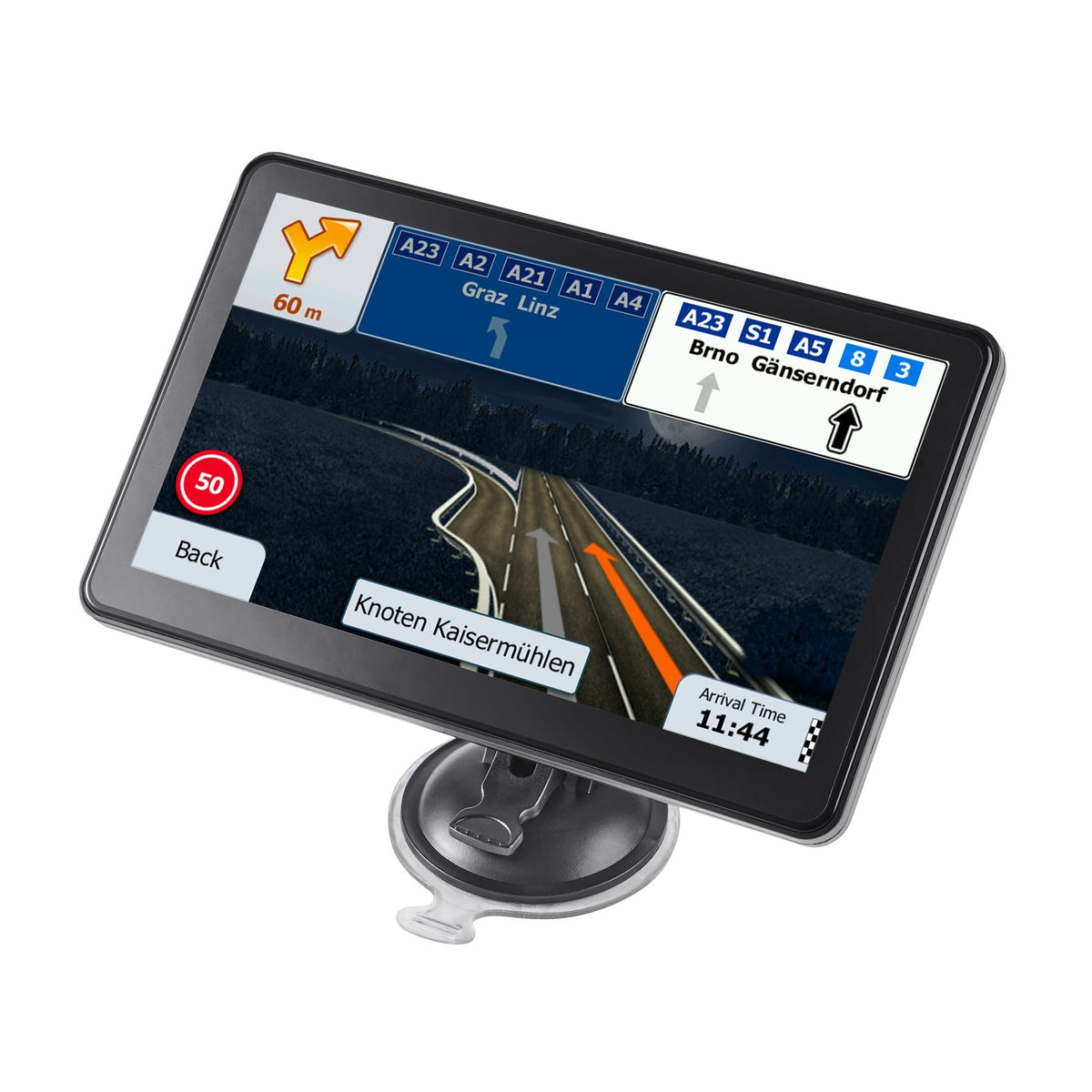 GPS Navigator for Car, 9 inch Touch Screen 16GB GPS Navigation System with Lifetime Map Updates, Voice Turn-by-Turn Guidance, Speed and Red Light Warning, Custom Truck Routing, for Car Truck RV