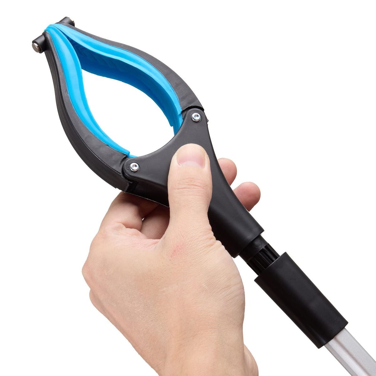 Grabber Reacher Tool, 2-Pack 34" Foldable Reacher Grabber Pickup Tool with 360° Rotating Wide Jaw and Dual-Sided Magnet, Lightweight Grabber Reacher Tool for Seniors, Trash Picker Upper Grabber