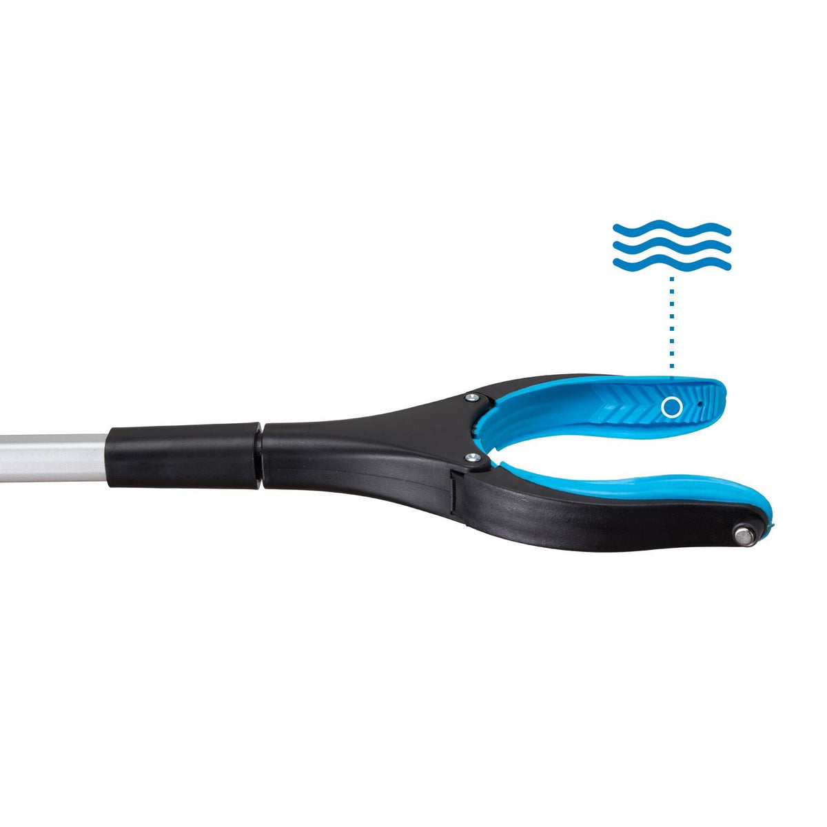Grabber Reacher Tool, 2-Pack 34" Foldable Reacher Grabber Pickup Tool with 360° Rotating Wide Jaw and Dual-Sided Magnet, Lightweight Grabber Reacher Tool for Seniors, Trash Picker Upper Grabber