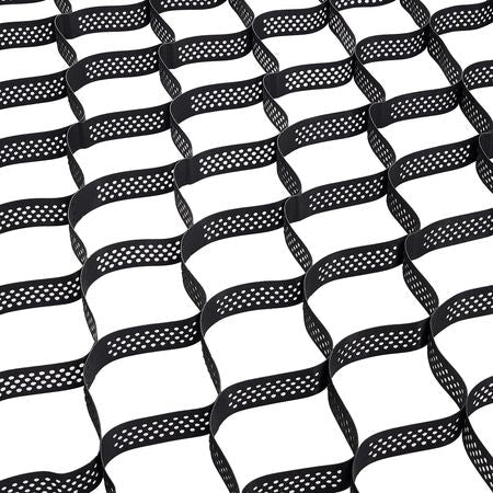 Gravel Grid, 3 Inch Depth, 24.93 x 9.52 FT / 7600 x 2900 mm, 1880 LBS Per Sq ft Grass Ground Retainer, Permeable Geo Grids Driveway Stabilization, for Garden, Patio, Walkway, RV Parking Slopes