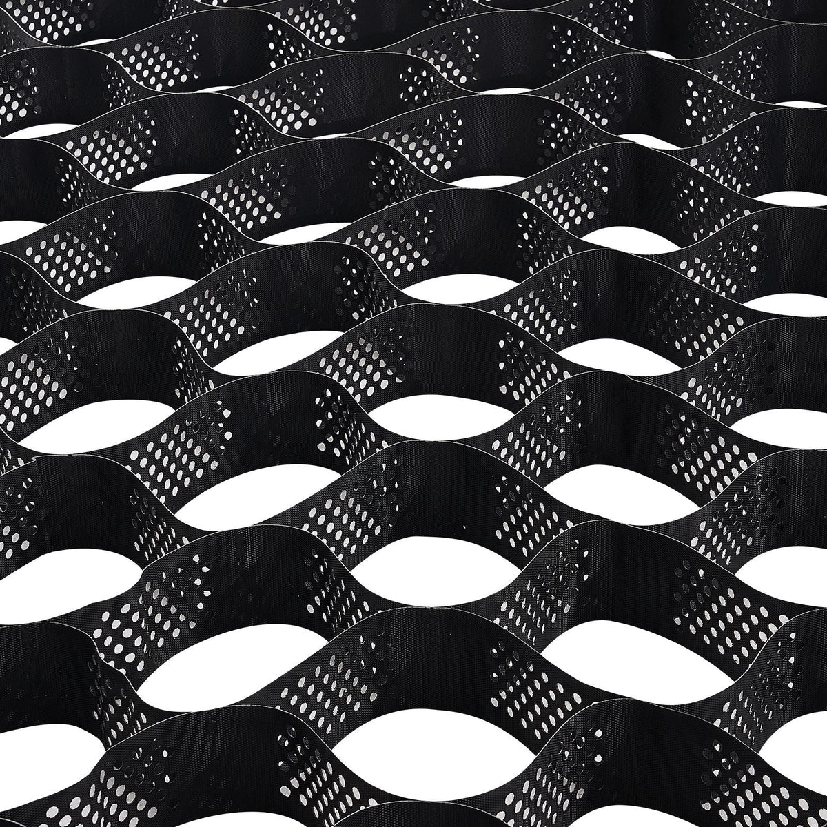 Gravel Grid, 4 Inch Depth, 17.06 x 8.86 FT / 5200 x 2700 mm, 1880 LBS Per Sq ft Grass Ground Retainer, Permeable Geo Grids Driveway Stabilization, for Garden, Patio, Walkway, RV Parking Slopes