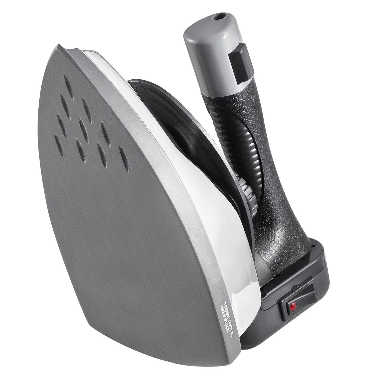 Gravity Feed Steam Iron, 1000W Gravity Feed Iron with 3.5 L Large Capacity Tank, Demineralizer Cartridges, Non-Stick Ironing Shoe, 5 Temperature Settings Industrial Electric Steam Iron Set