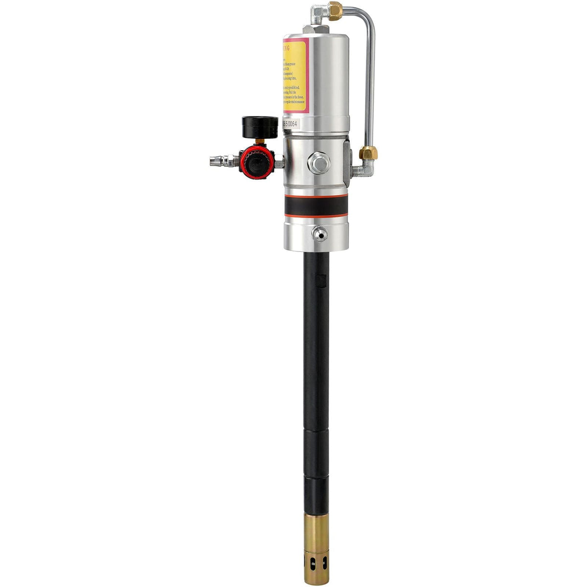 Grease Pump, 50:1 Pressure Ratio Air Operated Grease Pump with 13 ft High Pressure Hose and Grease Gun, Pneumatic Grease Pump, Portable Lubrication Grease Pump with 360° Swivel Grease Gun Head
