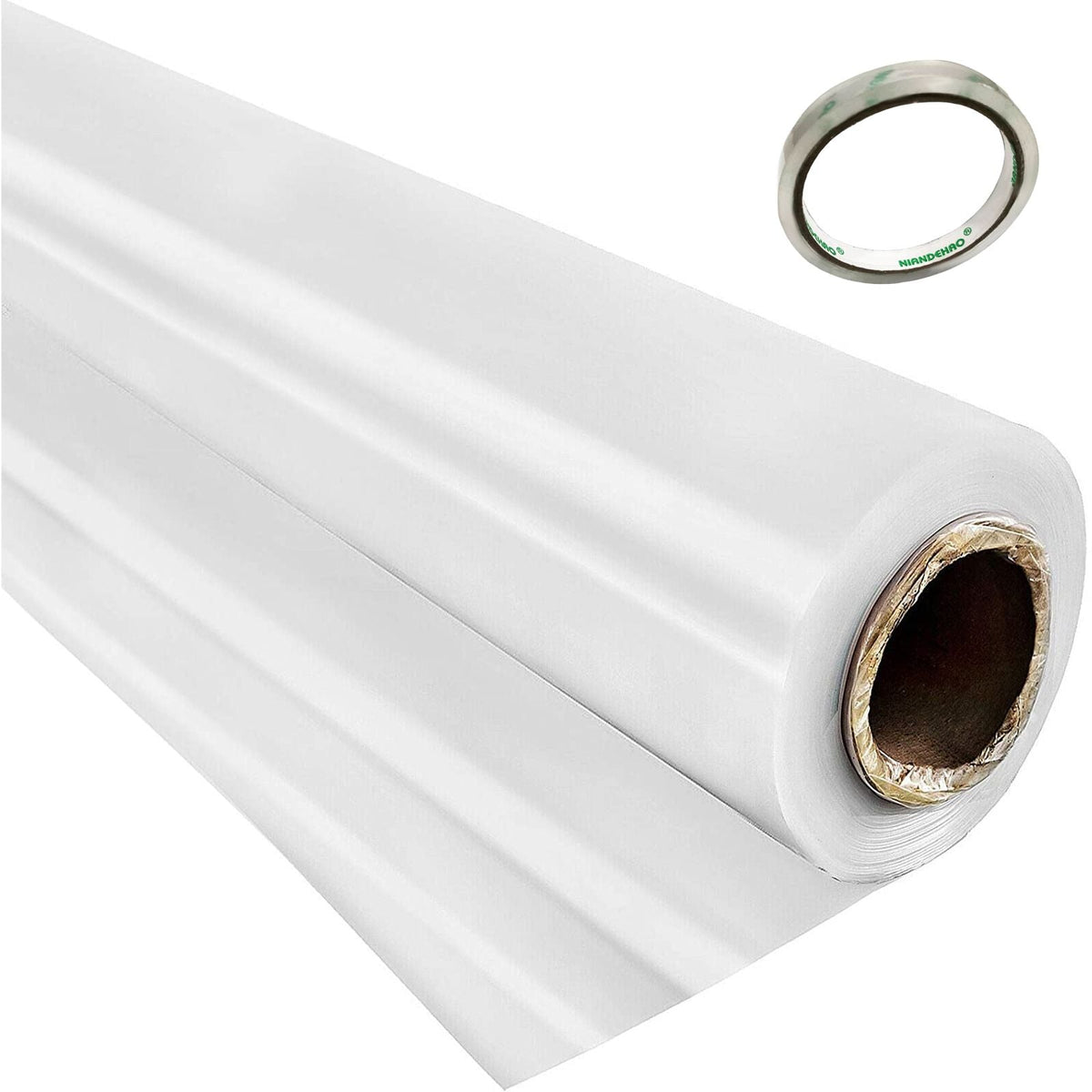 Greenhouse Film 10 x 25 ft, Greenhouse Polyethylene Film 6 Mil Thickness, Greenhouse Plastic Greenhouse Clear Plastic Film UV Resistant, Polyethylene Film Keep Warming, Superior Toughness