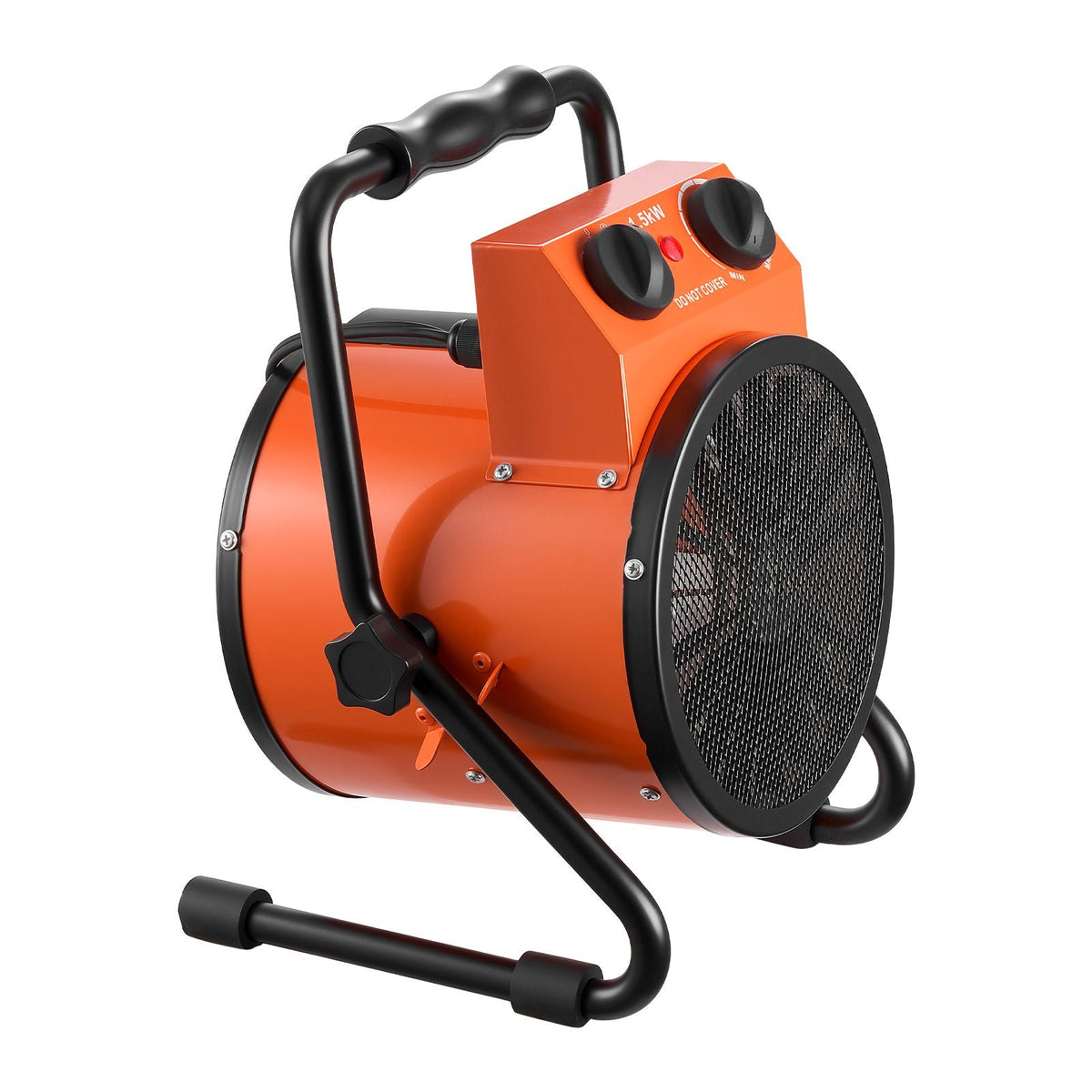 Greenhouse Heater, 1500W Electric Space Heater with Thermostat, Heating Tube Element, 25° Adjustable Angle, IPX4 & Overheat Protection, Great for Grow Tent, Greenhouse, Flower Room, Home Office