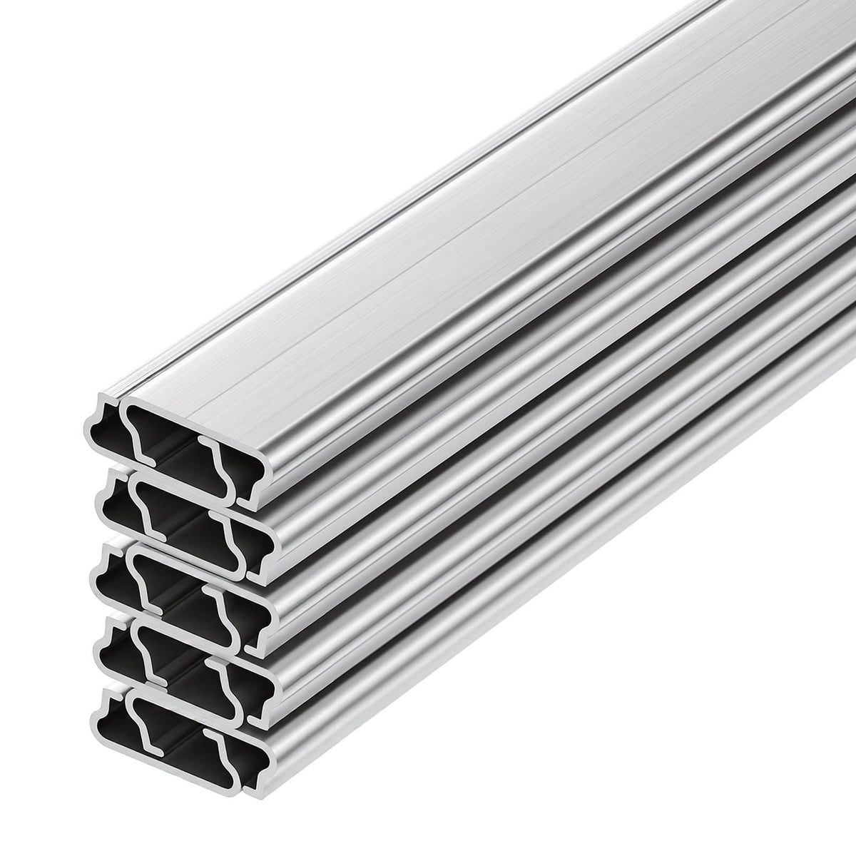 Greenhouse Spring Wire and Lock Channel, 10 Packs 6.56 ft PVC-Coated Wiggle Wire & Aluminum Alloy Channel Bundle Kit with Included Screws, 0.05 in Thickened, Poly Film & Shade Cloth Attachments