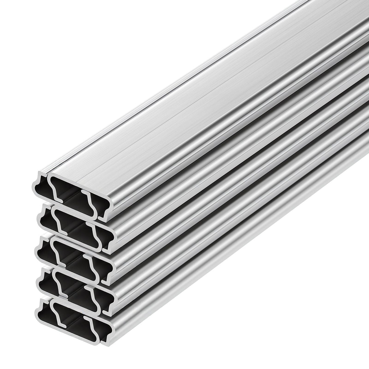 Greenhouse Spring Wire and Lock Channel, 10 Packs 6.56 ft PVC-Coated Wiggle Wire & Aluminum Alloy Channel Bundle Kit with Included Screws, 0.05 in Thickened, Poly Film & Shade Cloth Attachments