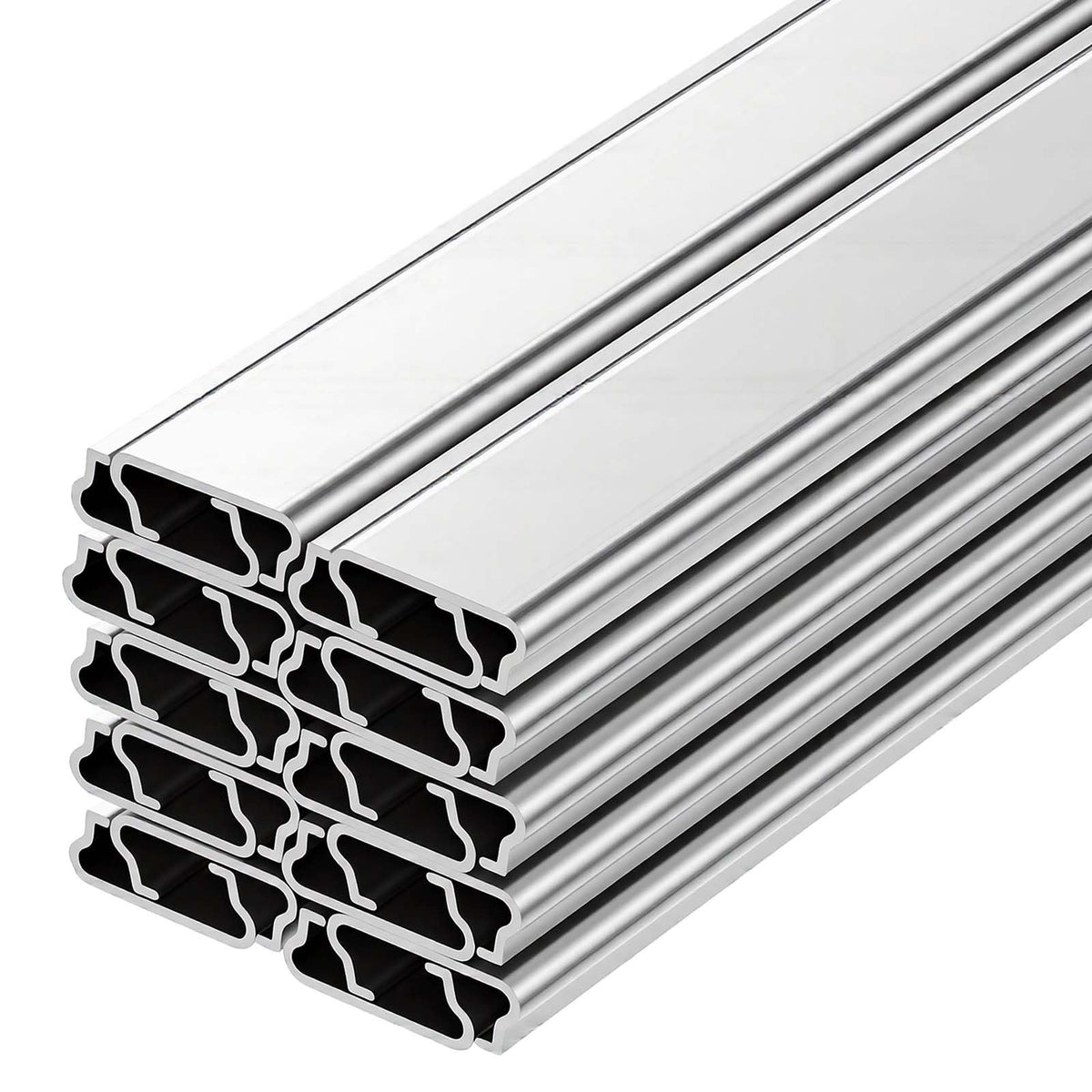 Greenhouse Spring Wire and Lock Channel, 20 Packs 6.56 ft PVC-Coated Wiggle Wire & Aluminum Alloy Channel Bundle Kit with Included Screws, 0.05 in Thickened, Poly Film & Shade Cloth Attachments