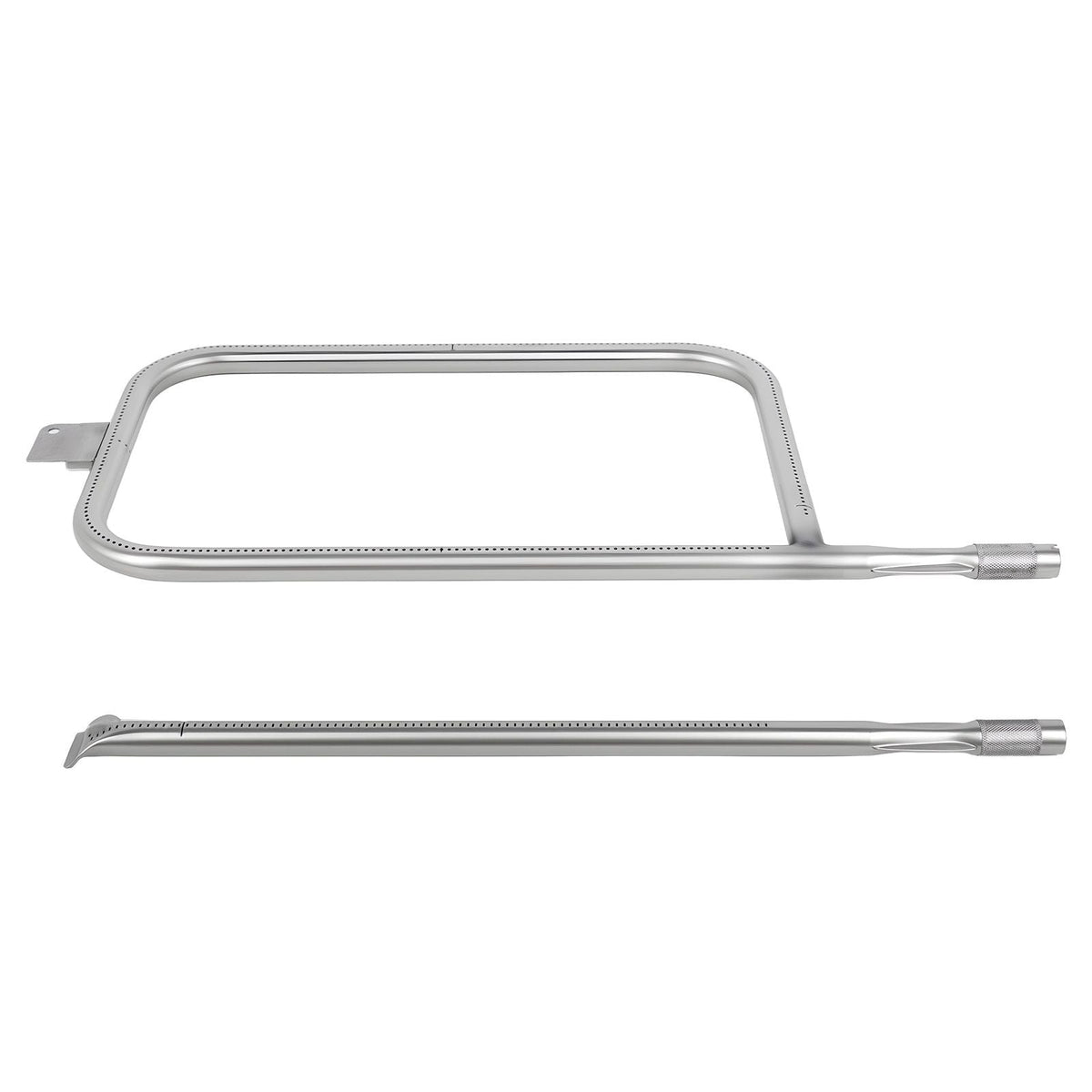 Grill Burner Tube for Weber Q3200, Q300 (2013 & earlier), Q320, Q3000 (2014 & newer), 23.75 inch 304 Stainless Steel Tube Burner for Weber 404341, 57060001, 586002, Replacement Part 60036, 80385