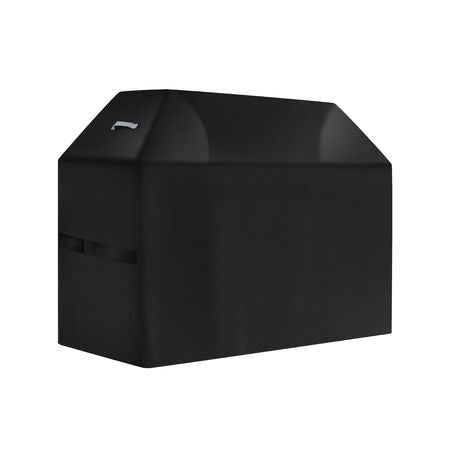 Grill Cover, 52 inch BBQ Covers for Outdoor Grills, Waterproof, Fade Resistant, Weather Resistant Heavy Duty 600D Polyester, Easy On/Off, with Hook-and-Loop Straps, Black