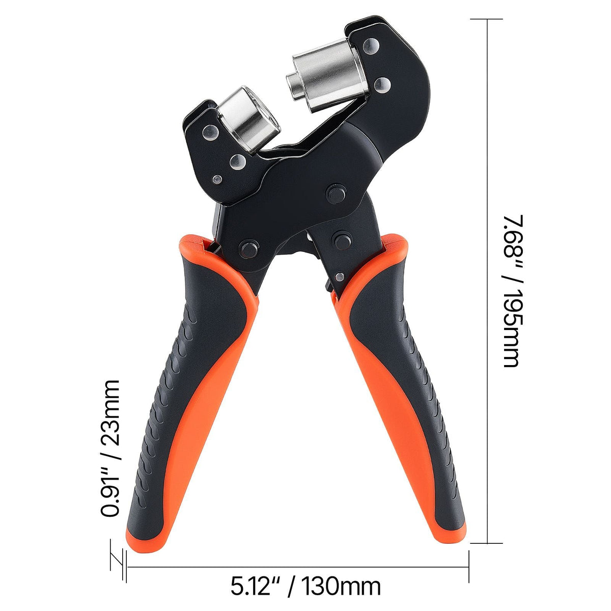Grommet Tool Kit 1/4" 3/8" 1/2" 900 PCS Grommets Eyelet Tool Kit, with Eyelets and Washers, Manual Grommet Press Pliers, Hole Punch Tools, Blocks, for Leather, Tarps, Shoes, Crafts, Fabric