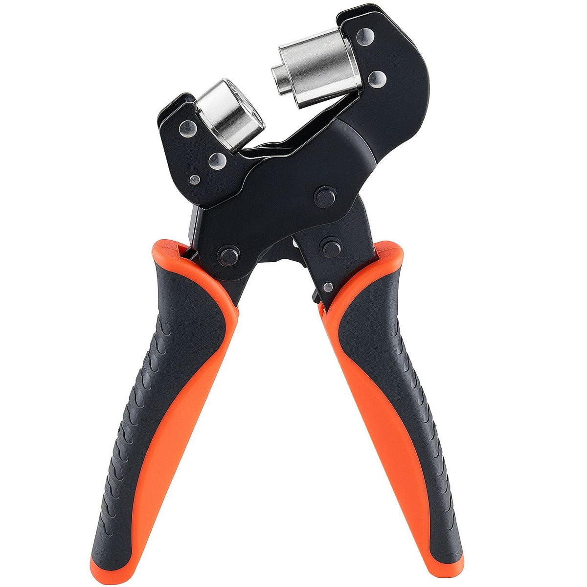Grommet Tool Kit 1/4" 5/16" 3/8" 900 PCS Grommets Eyelet Tool Kit, with Eyelets and Washers, Manual Grommet Press Pliers, Hole Punch Tools, Blocks, for Leather, Tarps, Shoes, Crafts, Fabric