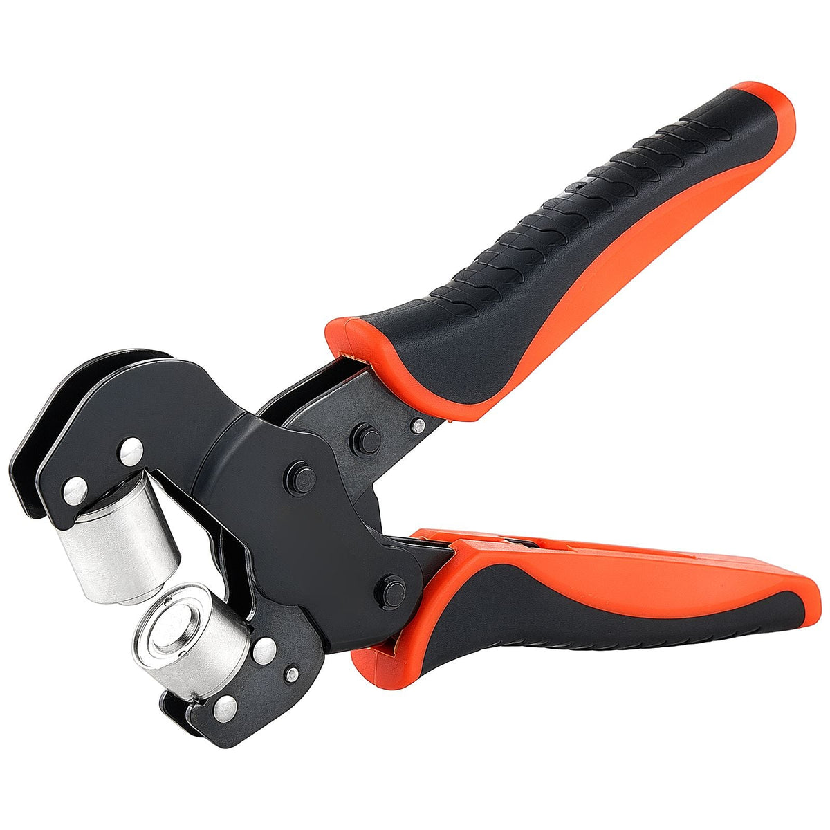 Grommet Tool Kit 5/16" 3/8" 1/2" 900 PCS Grommets Eyelet Tool Kit, with Eyelets and Washers, Manual Grommet Press Pliers, Hole Punch Tools, Blocks, for Leather, Tarps, Shoes, Crafts, Fabric
