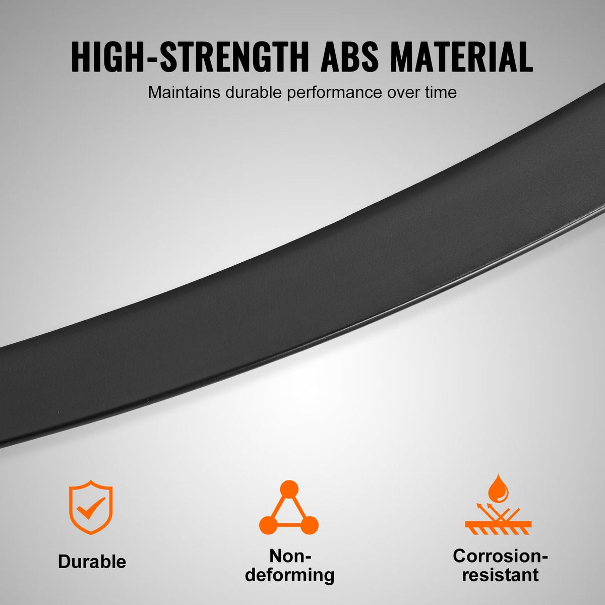 GT Wing Car Spoiler, 47.2 inch Spoiler, Compatible With Tesla Model Y, High Strength ABS Material, Baking Paint, Car Rear Spoiler Wing, Racing Spoilers for Cars, Matte Black
