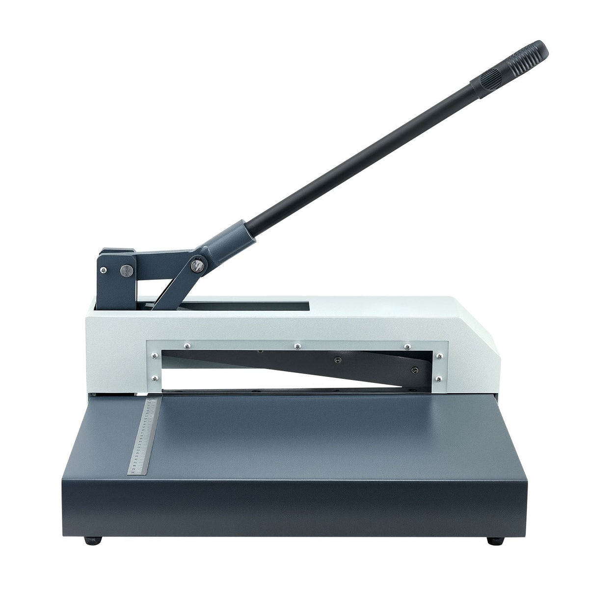 Guillotine Sheet Metal Shear, 12 in Manual Hand Plate Shear, Heavy Duty Metal Plate Cutter Tool, with Solid Steel Frame, High Precision, for Cutting PCB Boards, Aluminum, Steel, Copper, Plastic